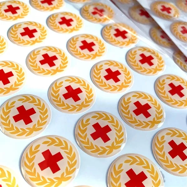Domed Epoxy Stickers
