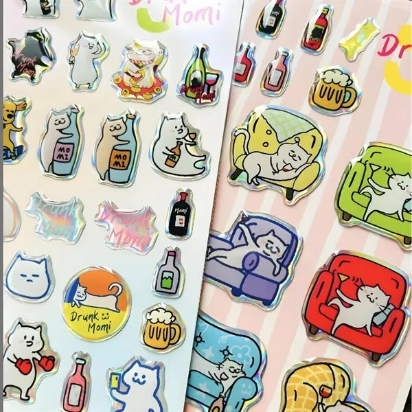 Domed Epoxy Stickers