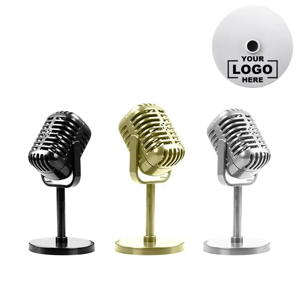 Retro Plastic Microphone Prop
