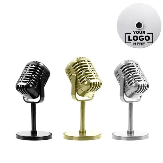 Retro Plastic Microphone Prop