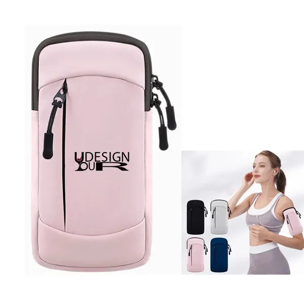 PU Phone Arm Bag For Jogging