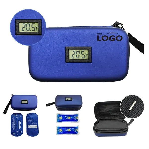 Insulin Travel Case with Temperature Display