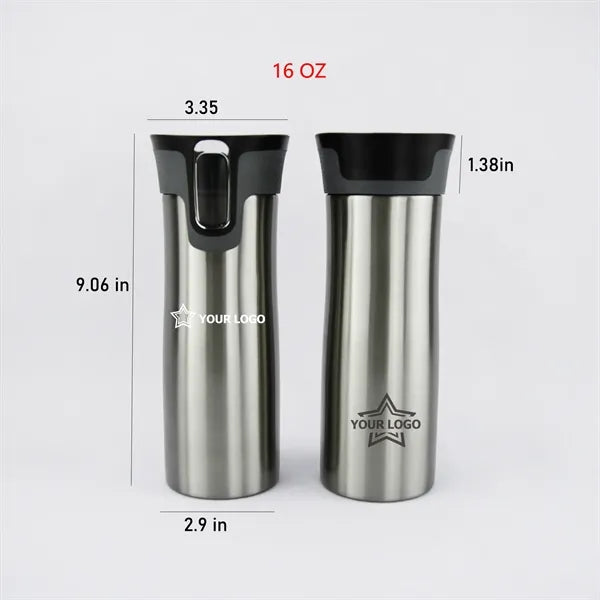 16 oz Proof Insulated Stainless Steel Travel Mug