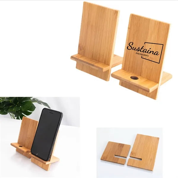 Bamboo Mobile Phone Stand
