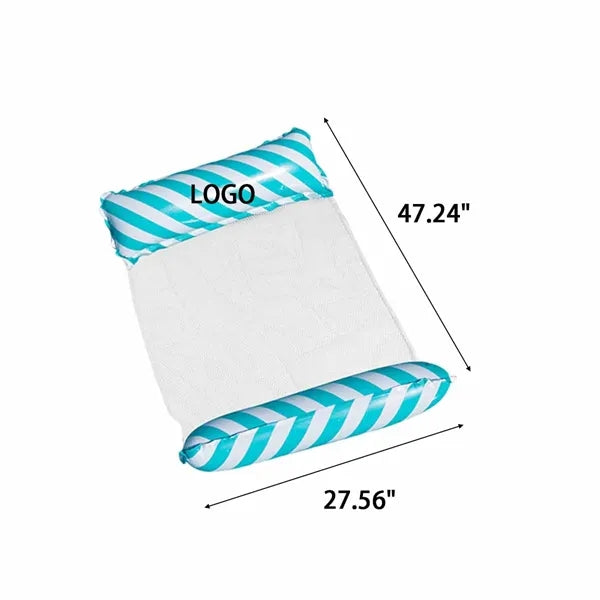 Double tube slant stripe hammock