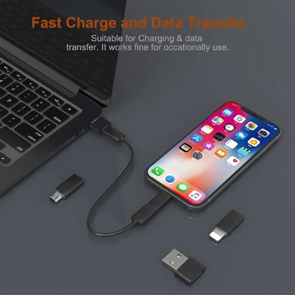 Wooden Multi USB Adapter Kit