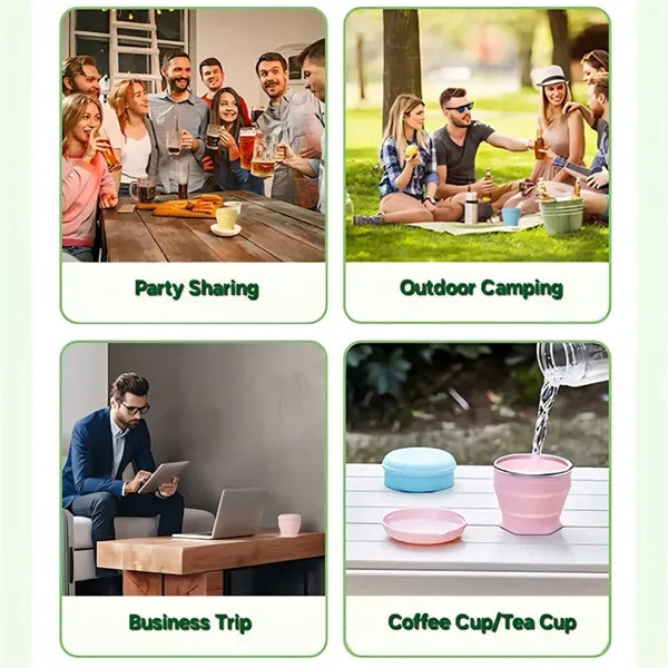 Expandable Folding Drinking Cup