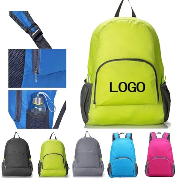 Foldable Travel Backpack - Compact Event Promo Essential