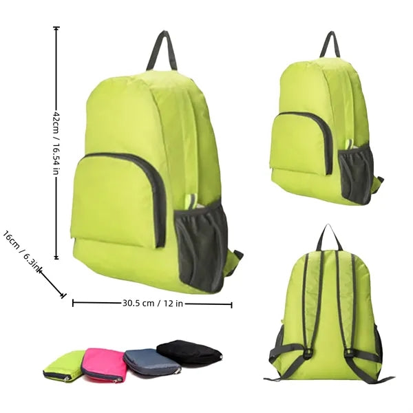 Foldable Travel Backpack - Compact Event Promo Essential