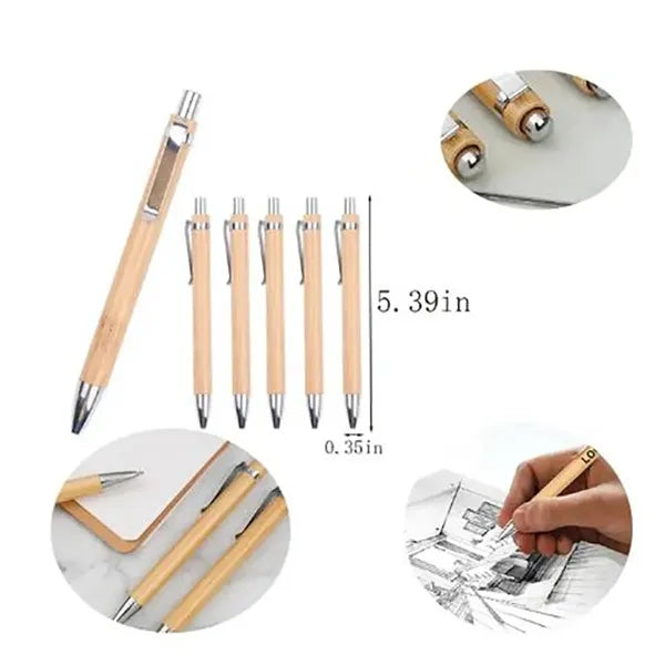 Environmentally Friendly Bamboo Retro Ballpoint Pen