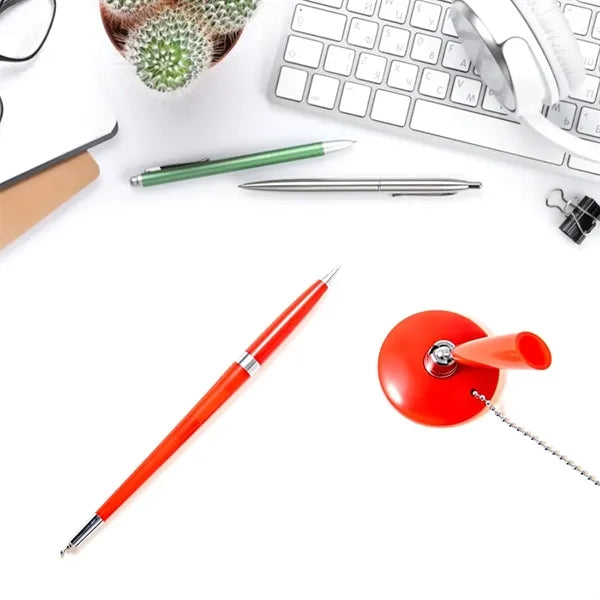 Adhesive Desk Pen with Chain