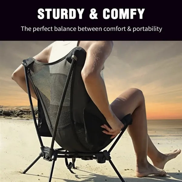 Ultra Stable Moon Compact Folding Camping Chair Alumin
