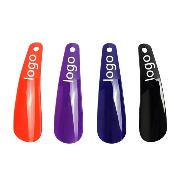 Short Handle Shoe Horn Plastic Helper Tool