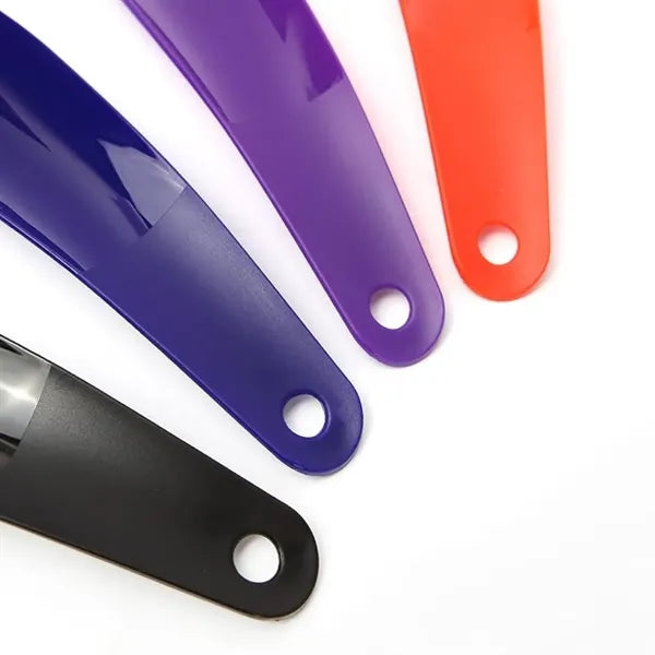 Short Handle Shoe Horn Plastic Helper Tool