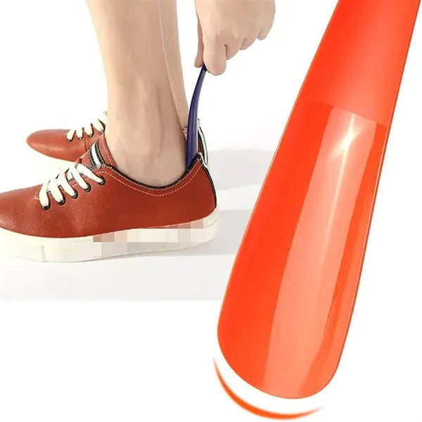 Short Handle Shoe Horn Plastic Helper Tool