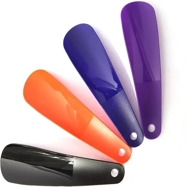 Short Handle Shoe Horn Plastic Helper Tool