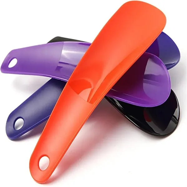 Short Handle Shoe Horn Plastic Helper Tool