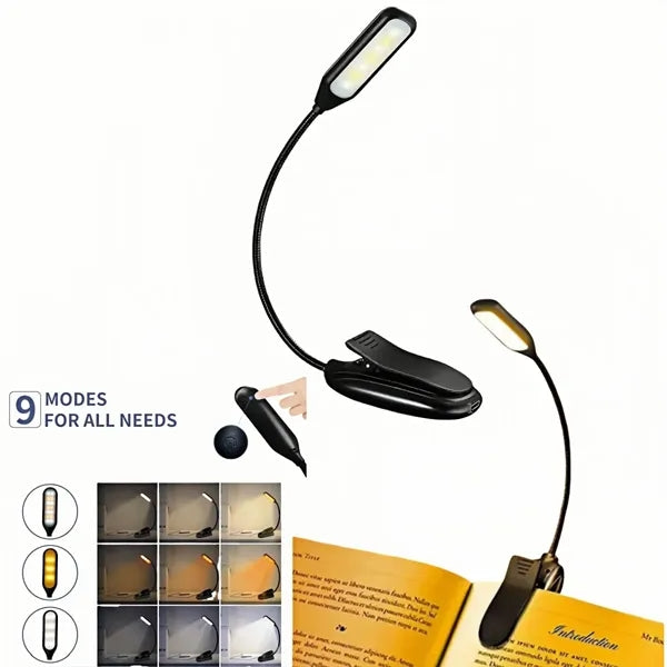 Flexible 3-Color Rechargeable Reading Light