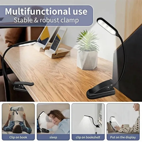 Flexible 3-Color Rechargeable Reading Light