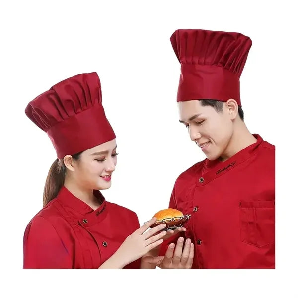 Elastic Baker Kitchen Catering Cooking Chefs Hats