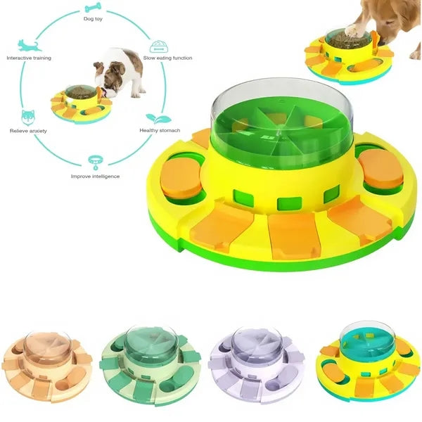 Interactive Dog Puzzle Feeder
