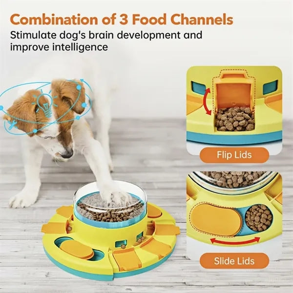 Interactive Dog Puzzle Feeder