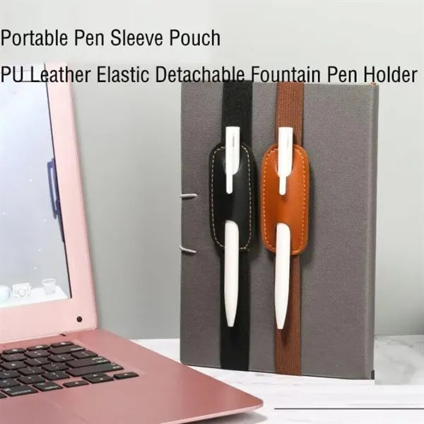 Elastic Band Pen Holder