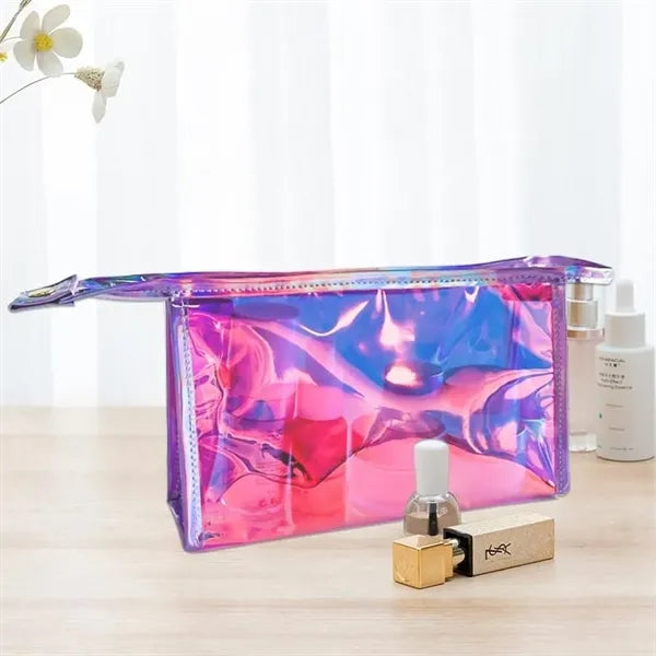PVC Iridescent Cosmetic Bag