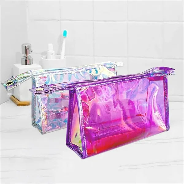 PVC Iridescent Cosmetic Bag