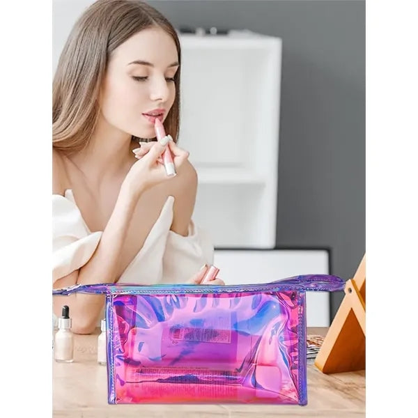 PVC Iridescent Cosmetic Bag
