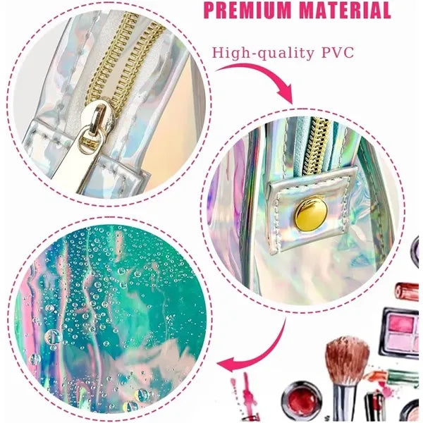 PVC Iridescent Cosmetic Bag