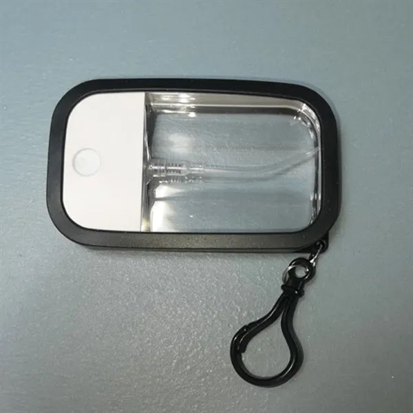 Card Spray Bottle Silicone Perfume Alcohol Portable Keychain