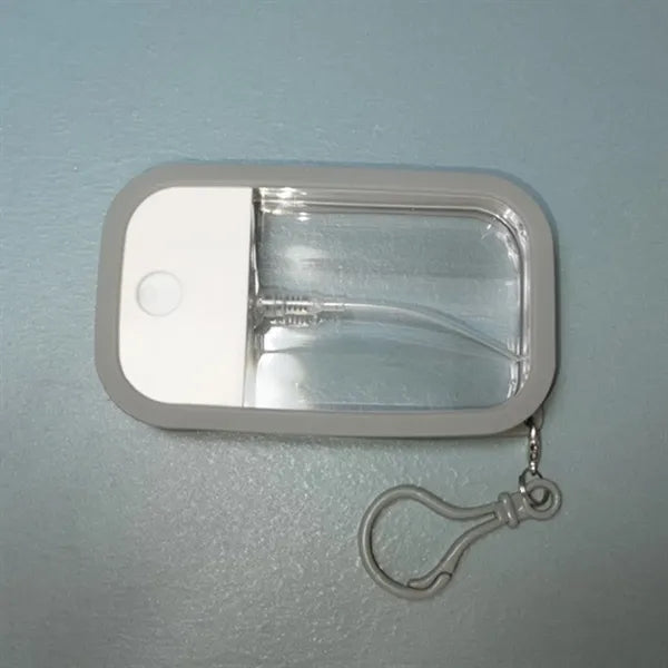 Card Spray Bottle Silicone Perfume Alcohol Portable Keychain