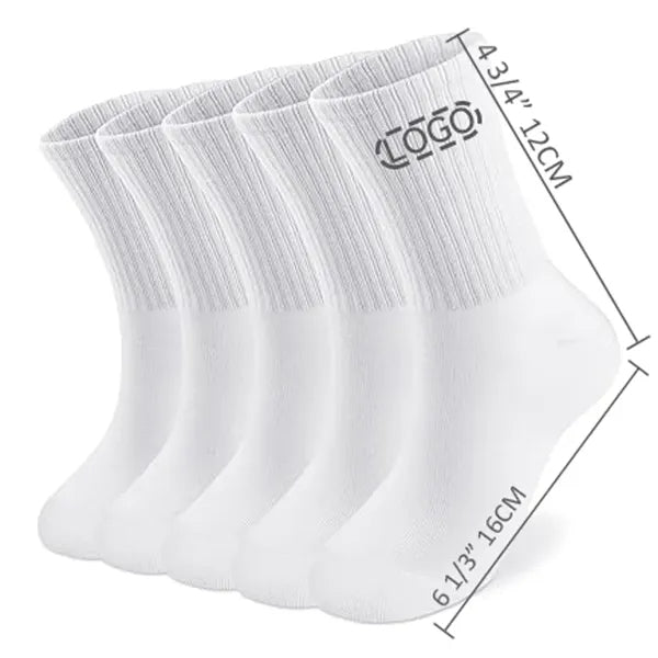 Father's Day Male Medium Length Cotton Socks w/ LOGO Embroid