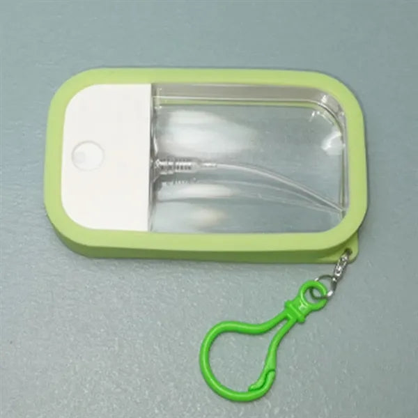 Card Spray Bottle Silicone Perfume Alcohol Portable Keychain