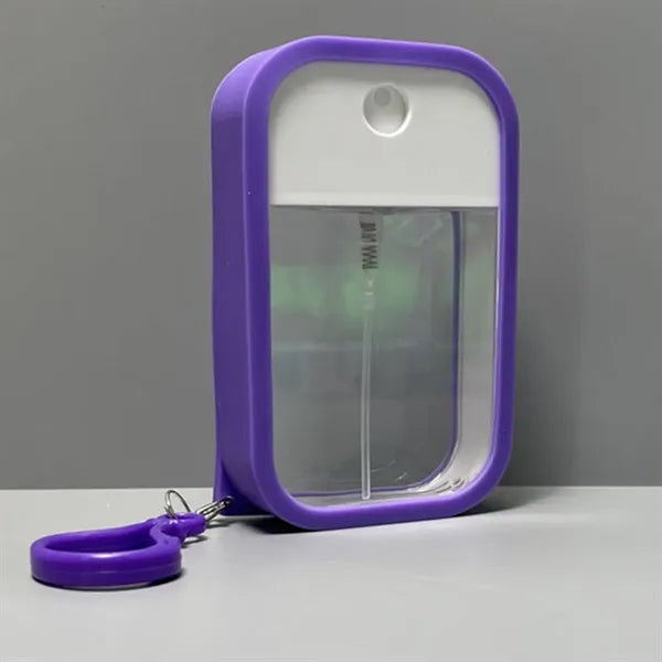 Card Spray Bottle Silicone Perfume Alcohol Portable Keychain