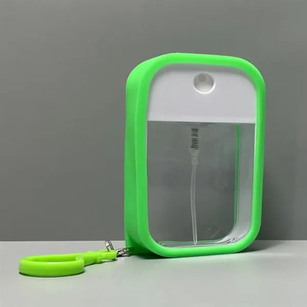 Card Spray Bottle Silicone Perfume Alcohol Portable Keychain