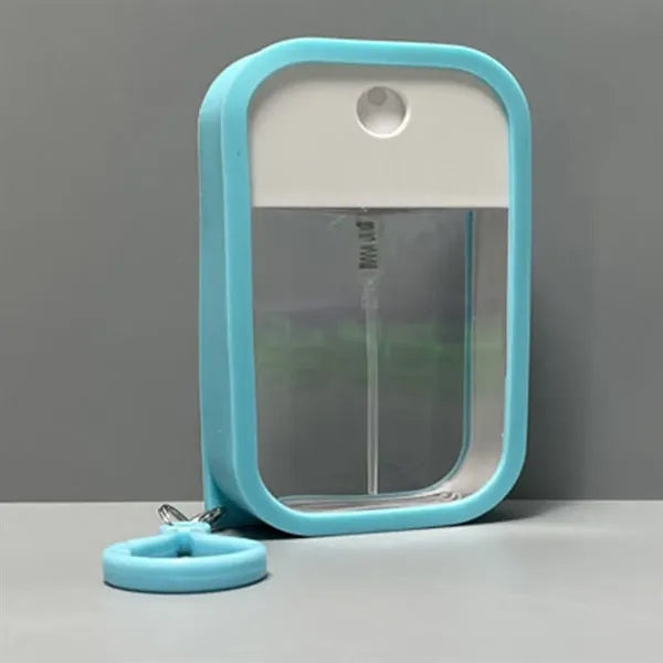 Card Spray Bottle Silicone Perfume Alcohol Portable Keychain