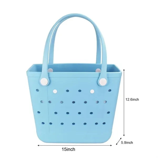 Beach Waterproof Rubber Tote Bag