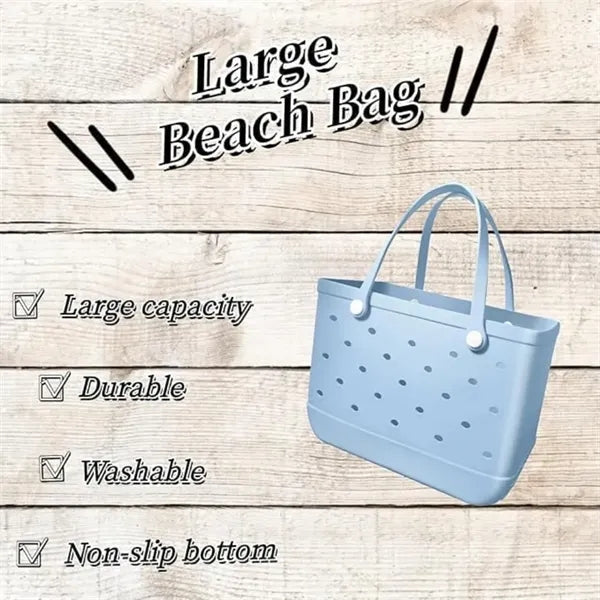 Beach Waterproof Rubber Tote Bag