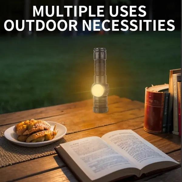 Strong Light Long-Range Flashlight Aluminum Alloy Magnetic