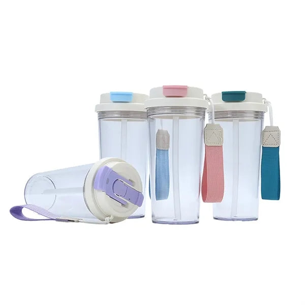 20oz. Acrylic Plastic Tumbler With Straw