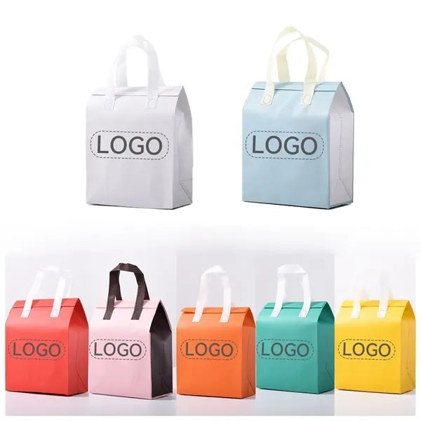 10" Classic Non-woven Fabric Catering Takeaway Bags