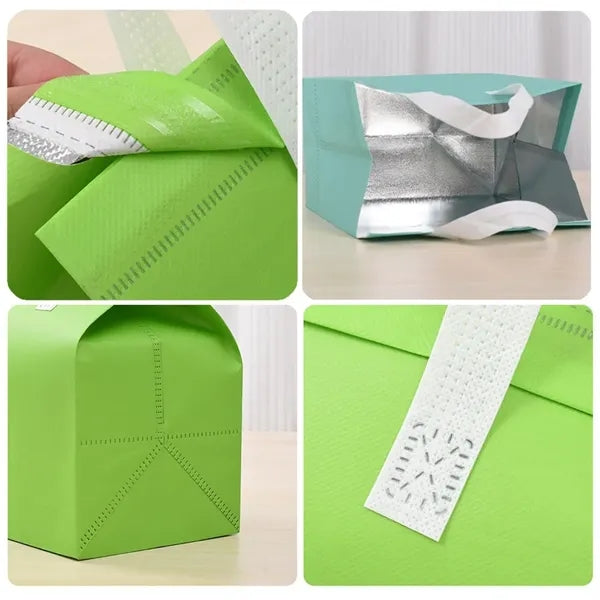10" Classic Non-woven Fabric Catering Takeaway Bags