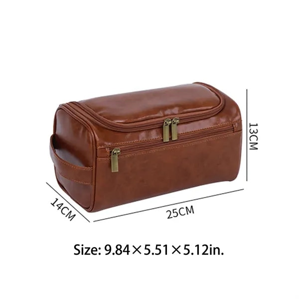Large Capacity Toiletry Bag Portable PU Waterproof Travel