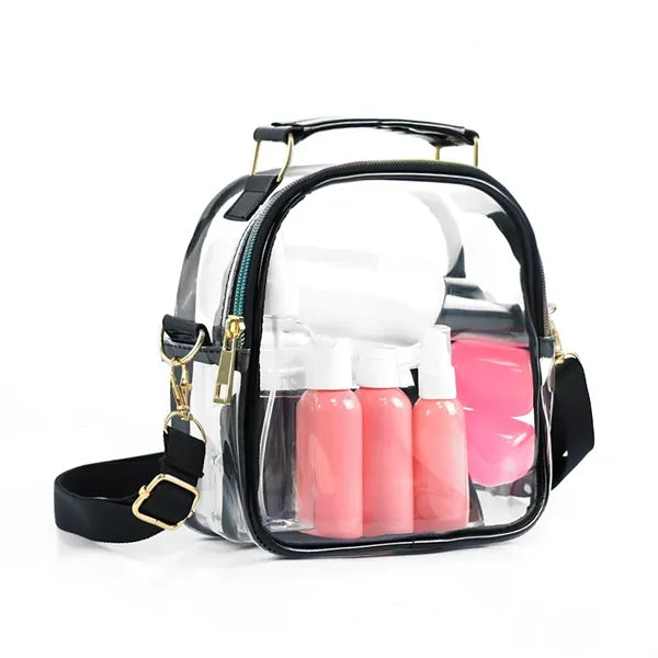 Clear Crossbody Bag with Adjustable Shoulder Strap