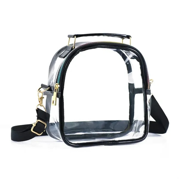 Clear Crossbody Bag with Adjustable Shoulder Strap