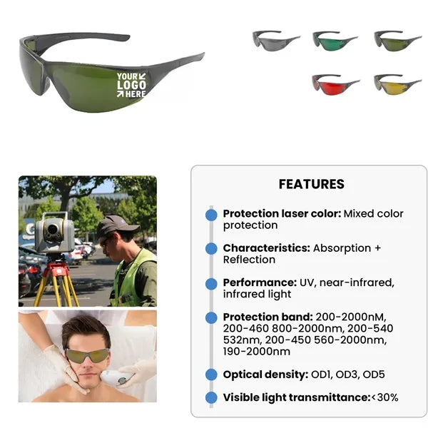 Laser Glasses 5.6" X 4.7" X 1.8"