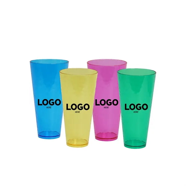 21-Ounce Plastic Acrylic Drinking Glasses High-Balls
