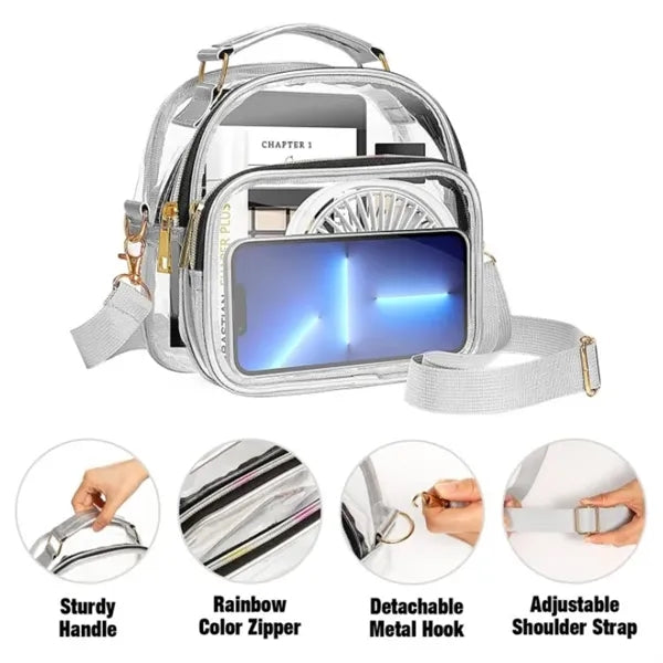 Stadium Approved PVC Clear Purse Bag